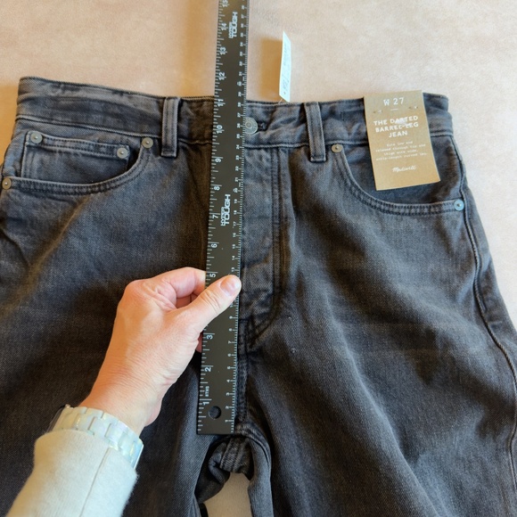 Madewell The Darted Barrel-Leg Jean • size 27 • NWT • NR525 - Picture 9 of 11